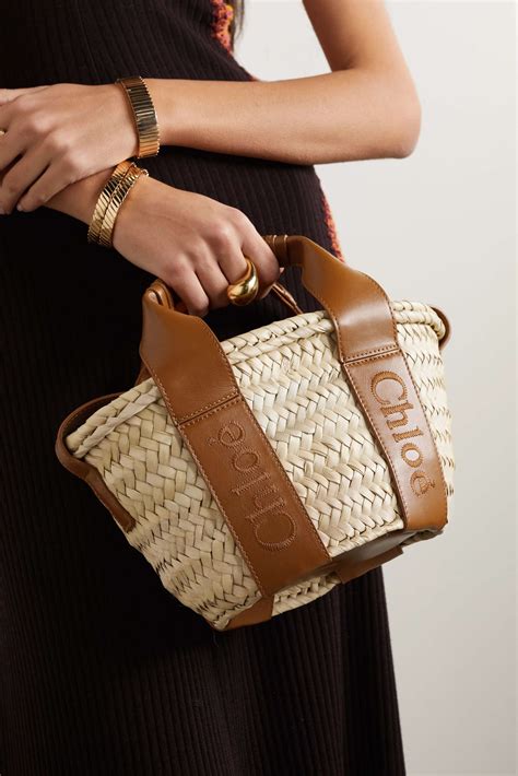 chloé raffia bags for women|net a porter chloe raffia.